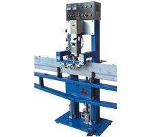 Welding machine for gangsaw block cutting machine